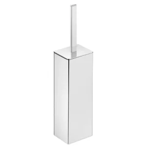 Porta scopino da appoggio in ottone cromato della collezione 'Extreme' by Cosmic