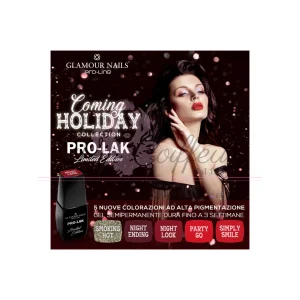 Smalto gel smipermanente PRO-LAK 10 ml GLAMOUR NAILS New Christmas Collection