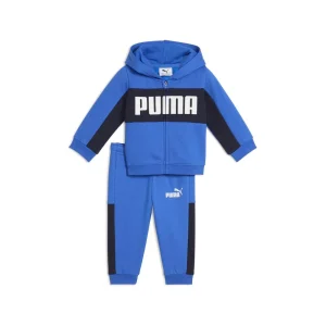 Puma Tuta Minicats Ess Block Hooded FZ Bambino 689730