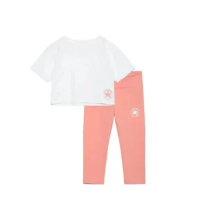 Converse Set CNVG Boxy Tee & Legging Set Bambina 3CH010