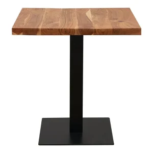 Mesa de bar cuadrada madera de acacia 70 / 80 cms Lisboa