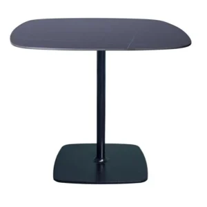 Mesa de bar piedra sinterizada Arpa negro