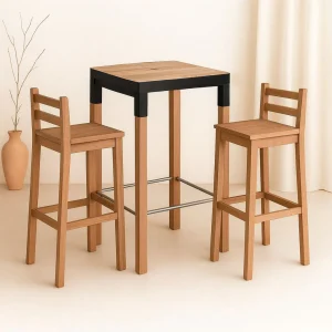 Mesa de bar Vintage Tilo Alta 70x70