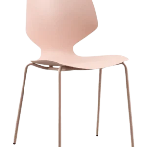 Silla de comedor diseño acero y pp Molly
