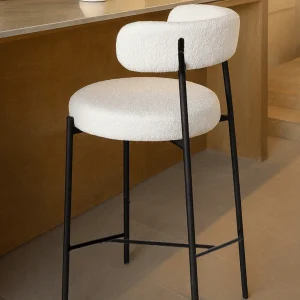 Taburete nórdico Matis boucle 75cm