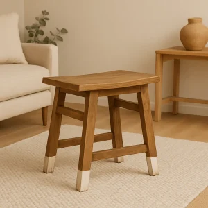 Taburete rústico madera de mango Monti